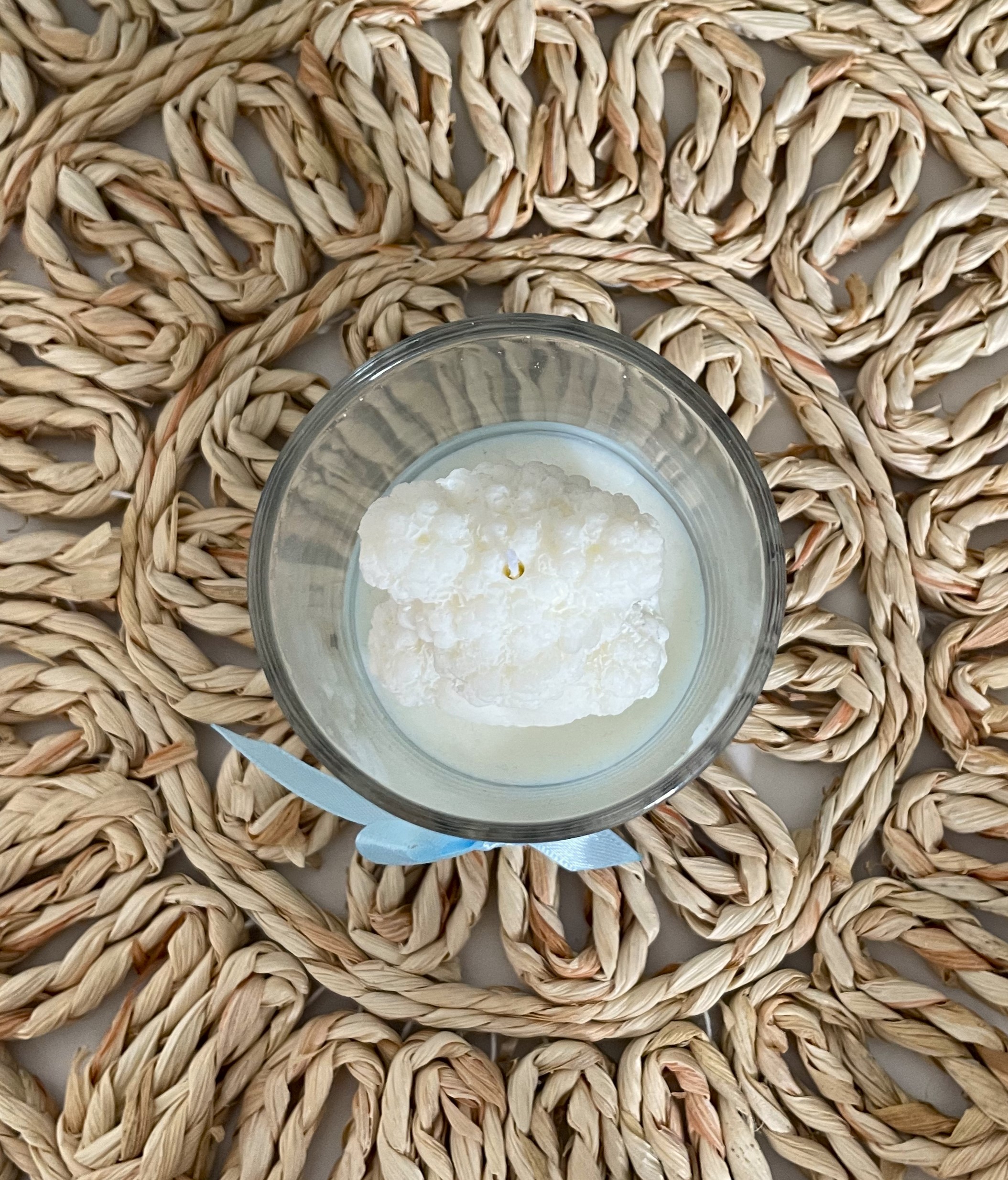 Świeca sojowa miś w szkle - obrazek 6