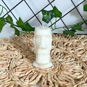 Świeczka sojowa Mały Posąg Moai – model Sigma