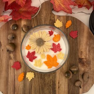 Kolory Jesieni – duża naturalna świeca zapachowa