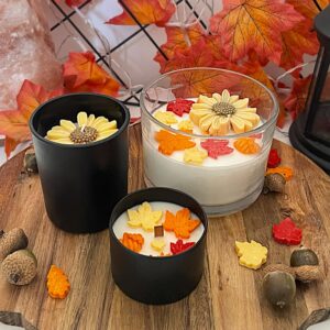 Zestaw świec sojowych - Jesienny Klimat w słoiczku