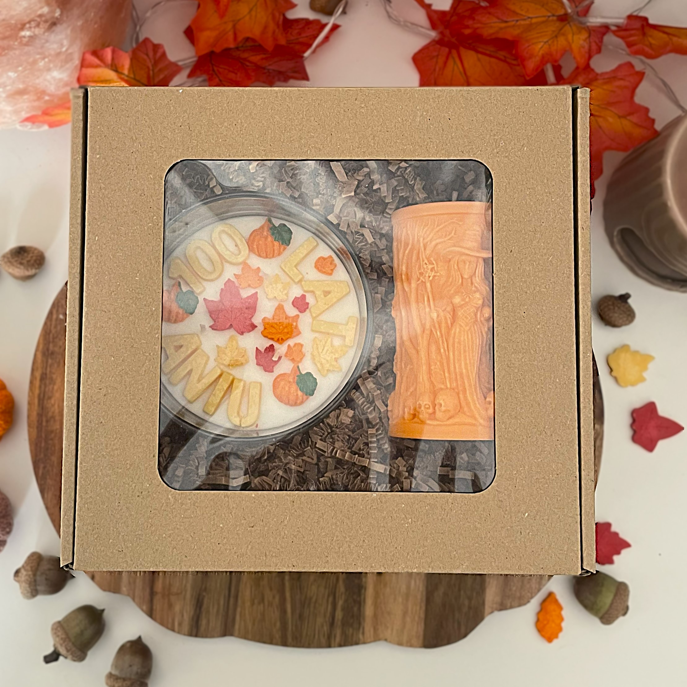 Zestaw świec urodzinowo-jesienny - obrazek 2