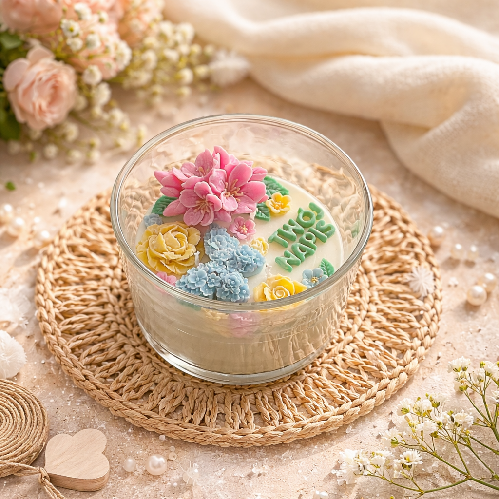 Świeca sojowa z personalizowanym napisem - obrazek 2