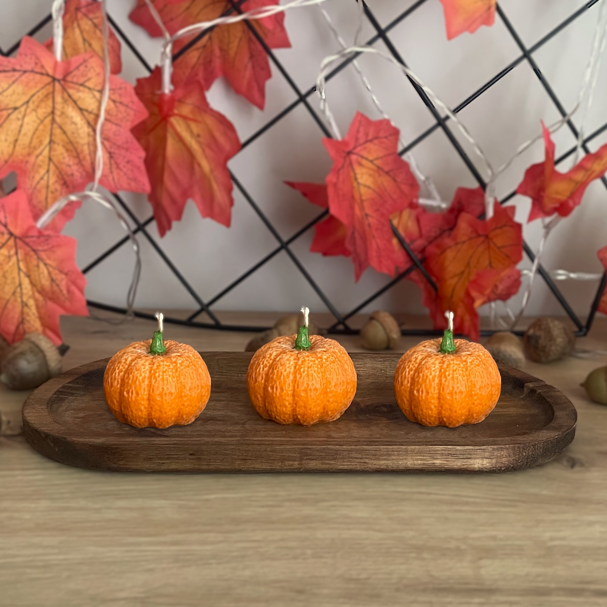 Zestaw 3 małych dyni sojowych - obrazek 3