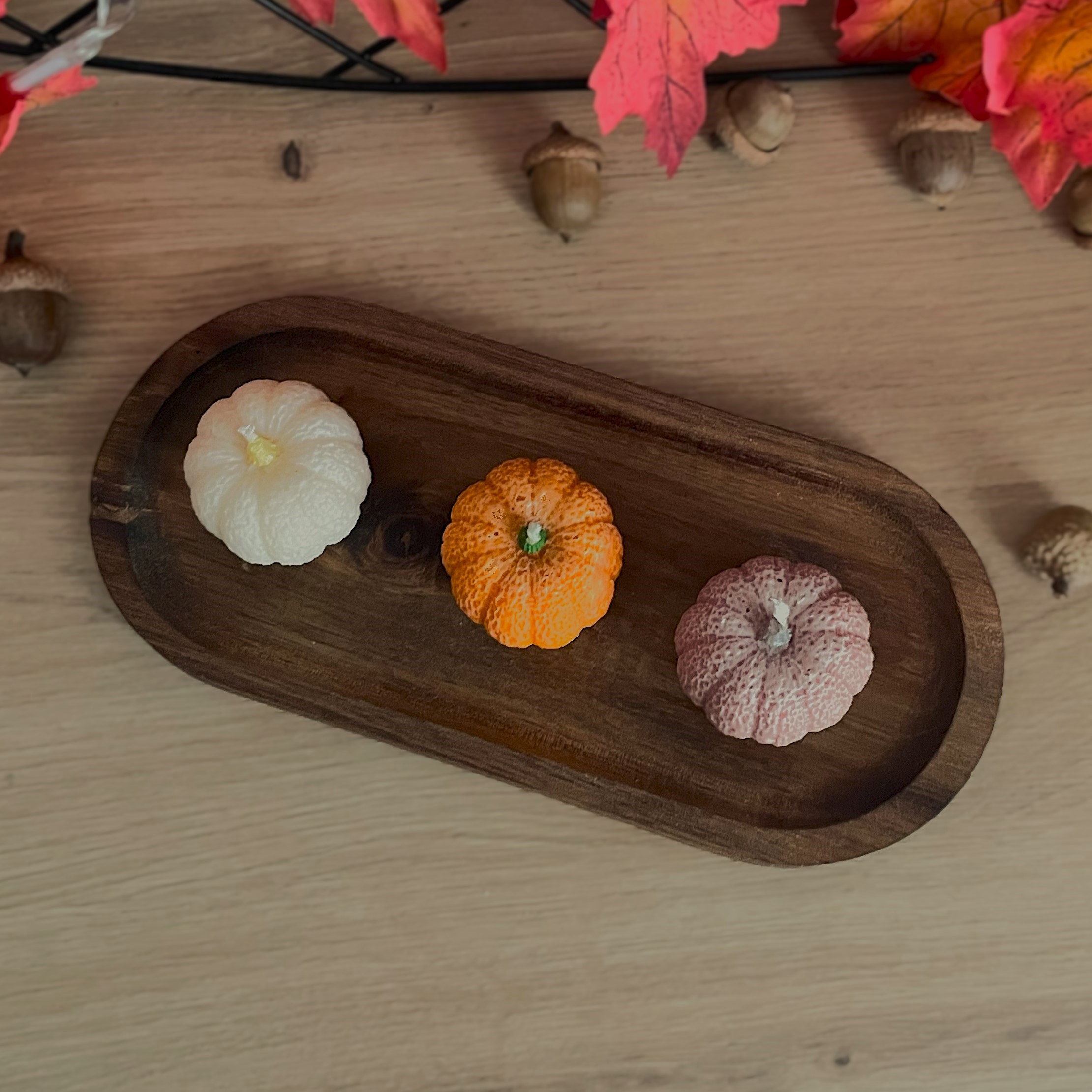 Zestaw 3 małych dyni sojowych - obrazek 2