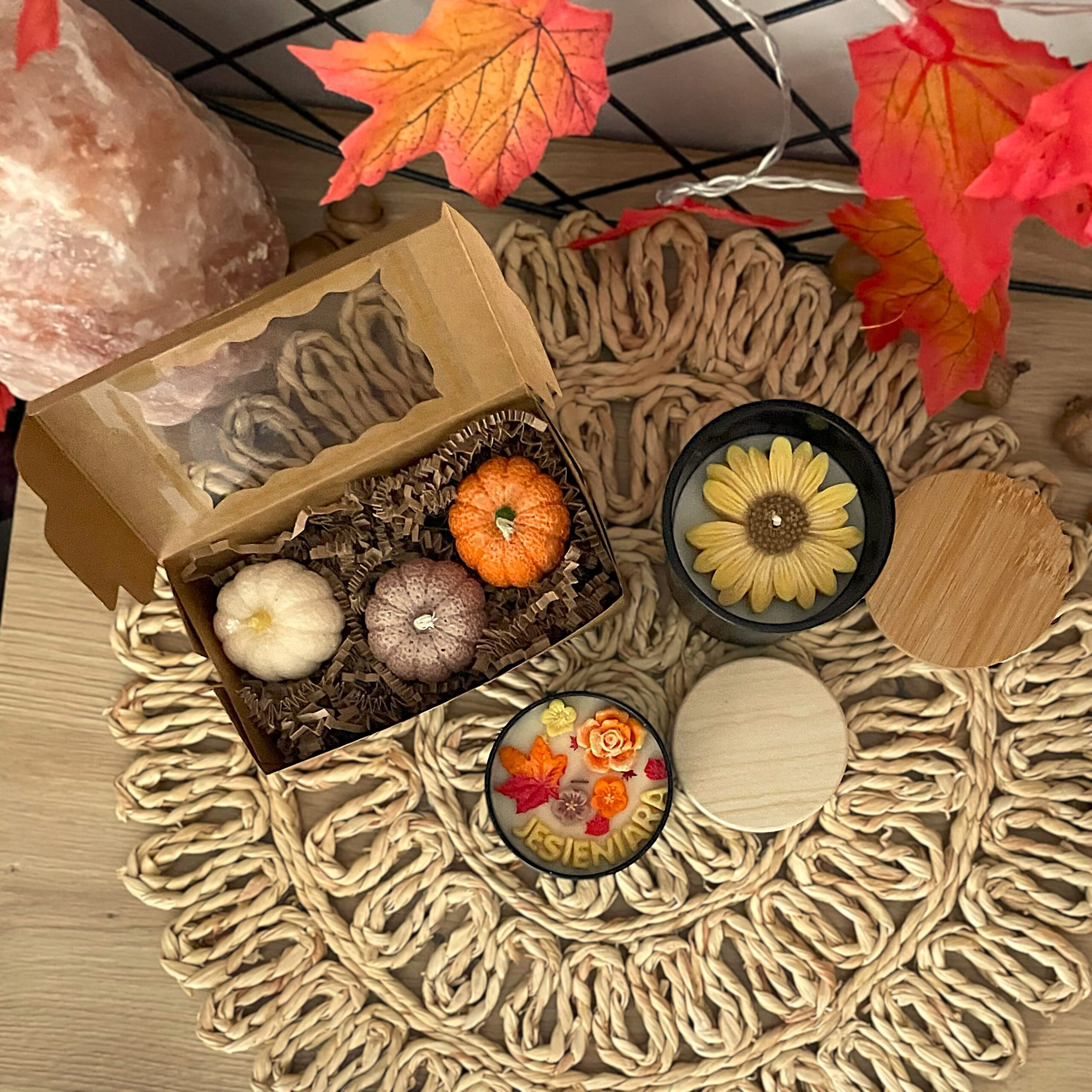 Zestaw świec sojowych JESIENIARA