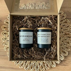 Zestaw Prezentowy – Świece Sojowe dla SUPER KSIĘGOWEGO