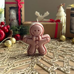 Piernikowy Ludzik Świeca Sojowa