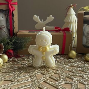 Piernikowy Ludzik Świeca Sojowa