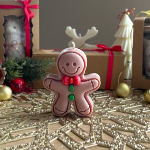 Piernikowy Ludzik Świeca Sojowa