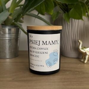 Świeca sojowa dla PSIEJ MAMY