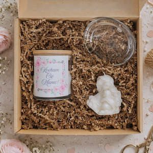 Zestaw świec sojowych dla Mamy - "Kocham Cię Mamo"