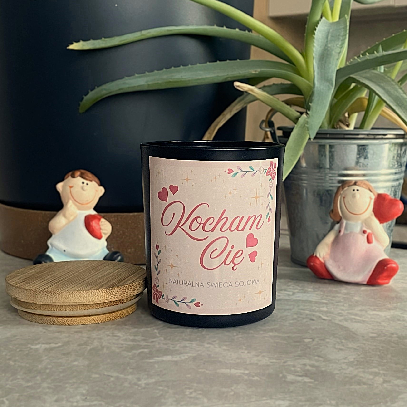 Zestaw świec sojowych na Walentynki – zestaw „Kocham Cię” i „Eliksir miłości” - obrazek 4