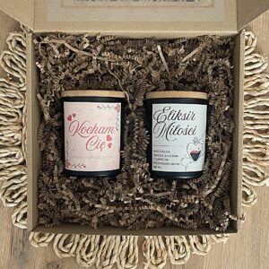 Zestaw świec sojowych na Walentynki – zestaw „Kocham Cię” i „Eliksir miłości”